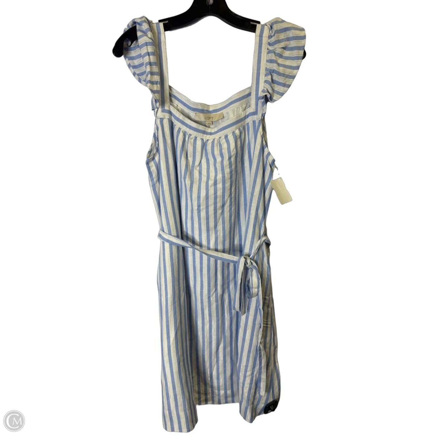 Dress Casual Midi By Loft In Blue, Size: S