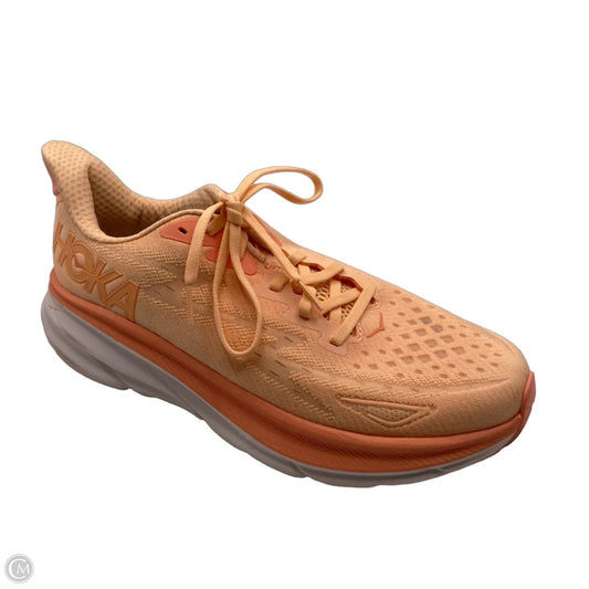 Shoes Athletic By Hoka In Orange, Size: 10