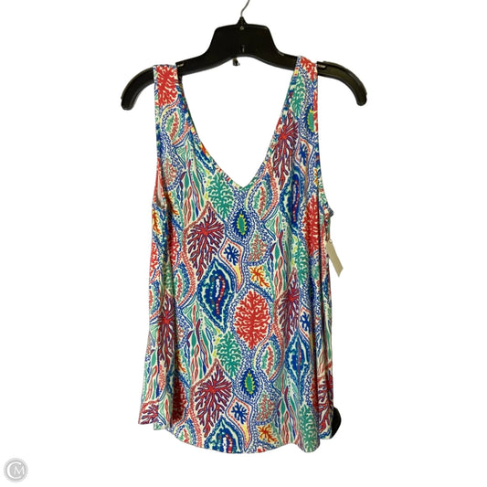 Top Sleeveless By Cmb In Multi-colored, Size: M