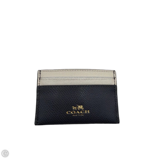 Id/card Holder Designer By Coach, Size: Small