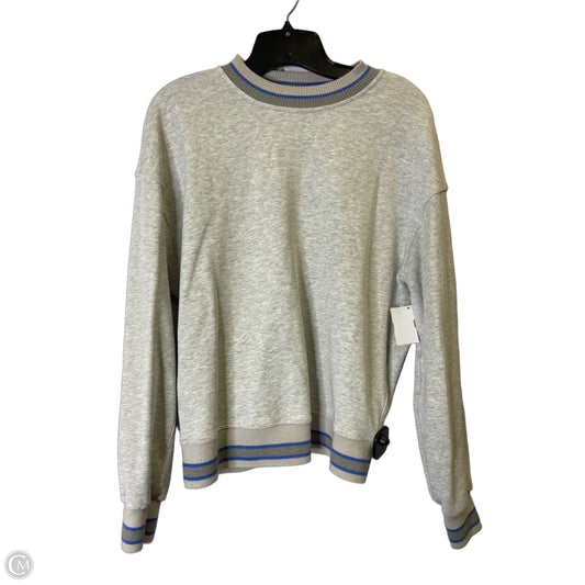 Athletic Sweatshirt Crewneck By Lululemon In Grey, Size: S