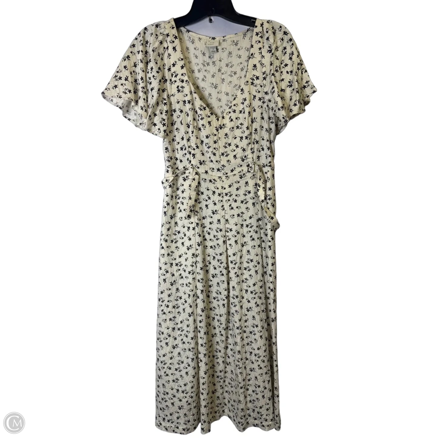 Dress Casual Midi By A New Day In Cream, Size: 6