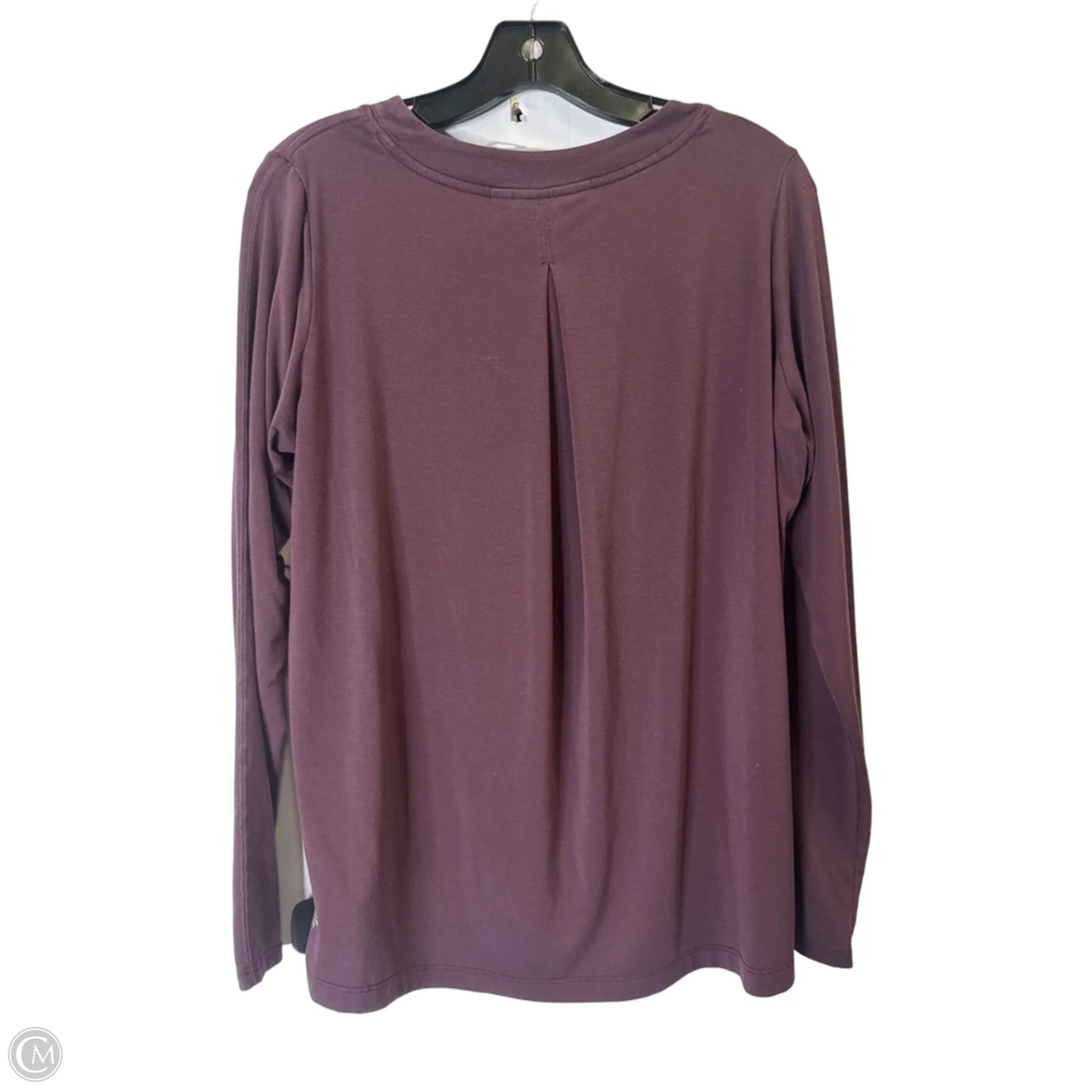 Athletic Top Long Sleeve Crewneck By Athleta In Purple, Size: Xs