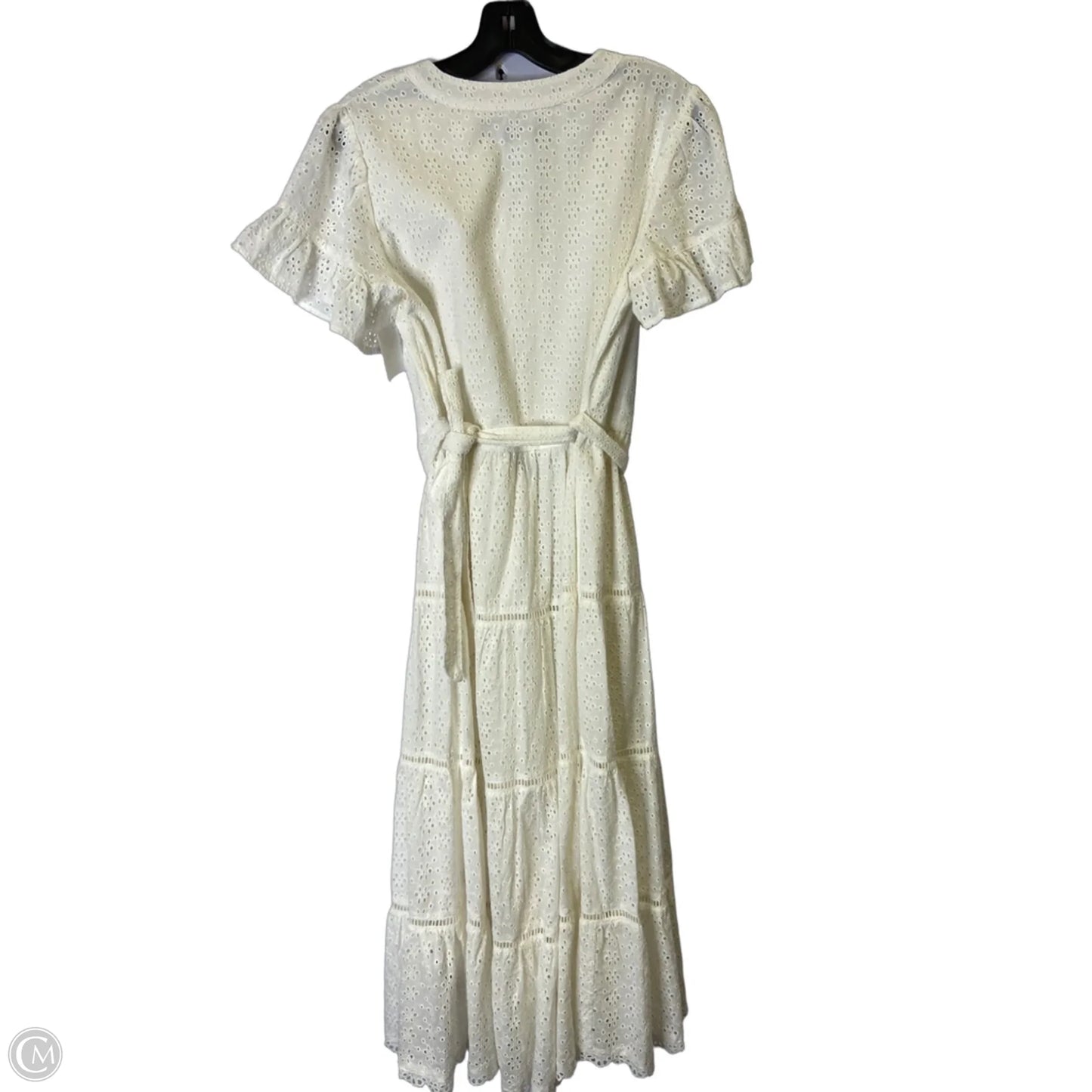 Dress Casual Midi By Cmc In White, Size: S