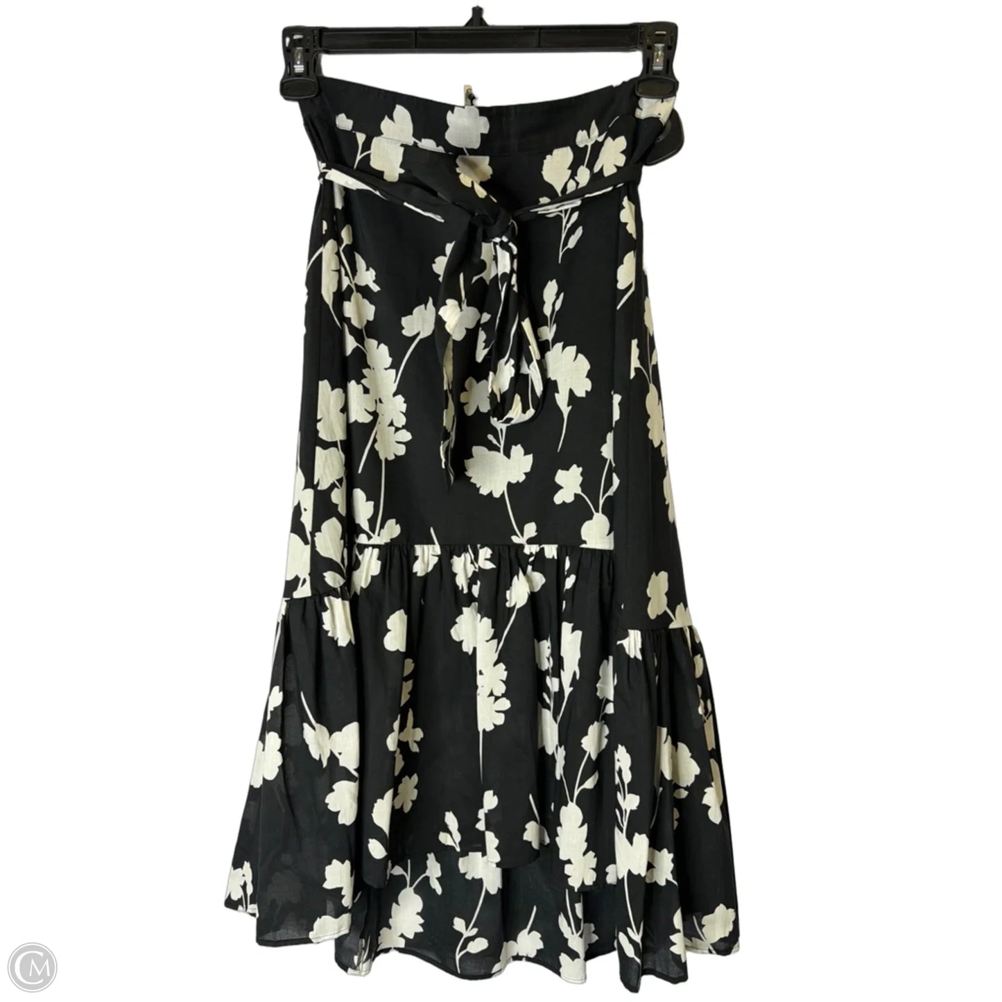Skirt Midi By Ann Taylor In Black, Size: 0