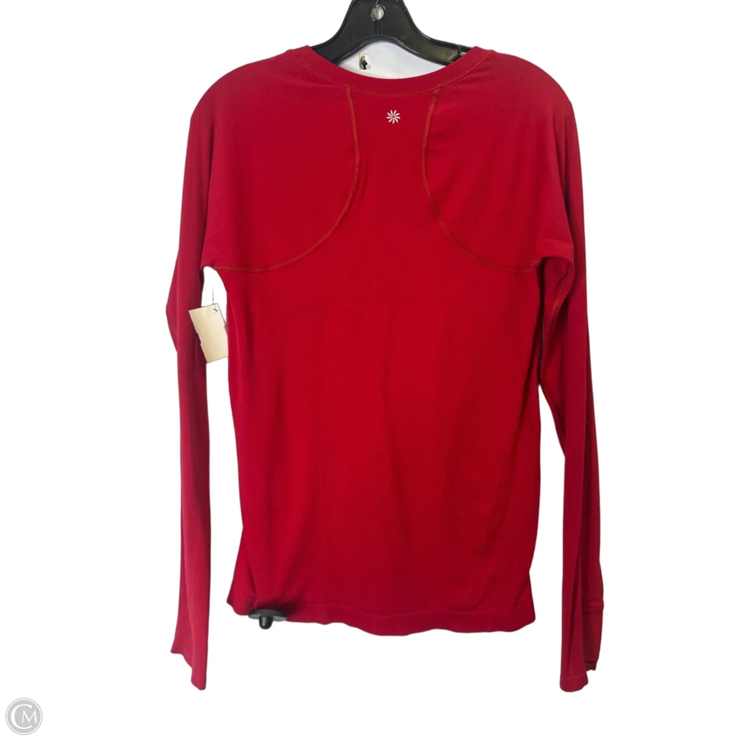 Athletic Top Long Sleeve Crewneck By Athleta In Red, Size: M