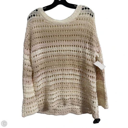 Sweater By Gap In Cream, Size: M