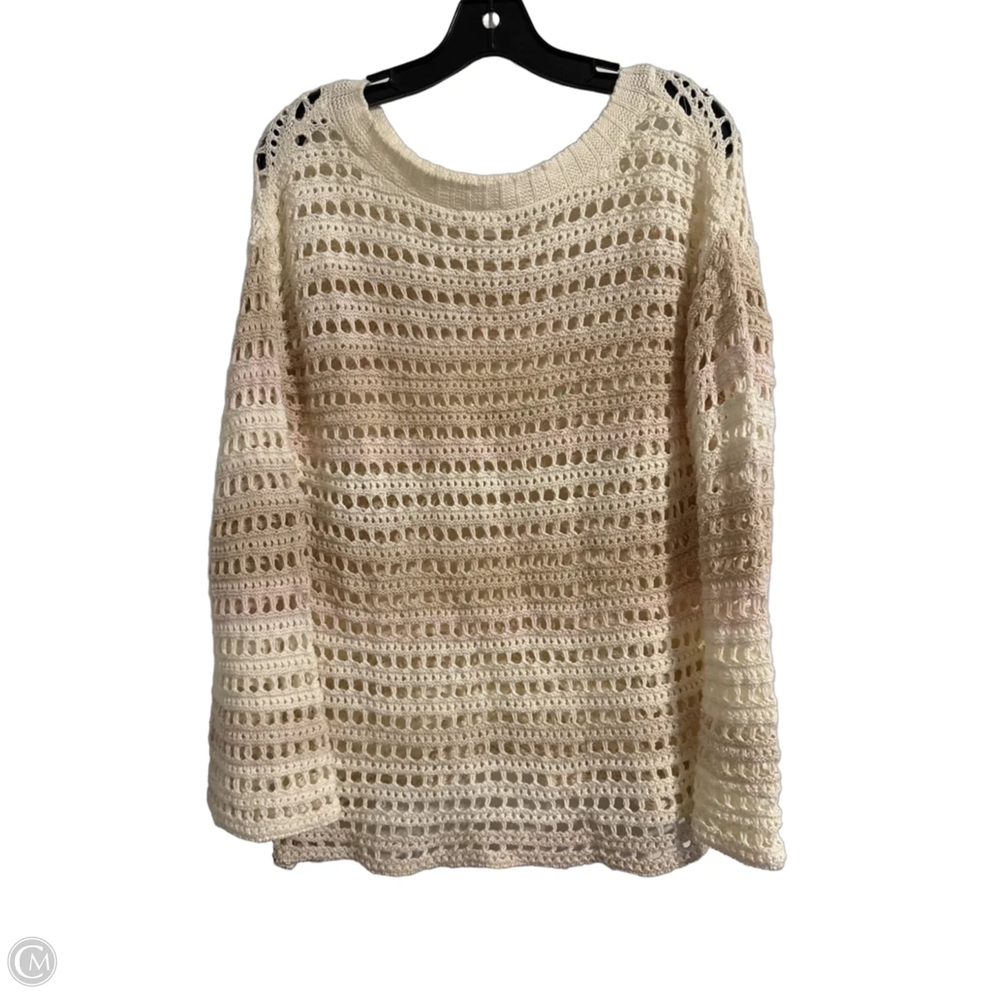 Sweater By Gap In Cream, Size: M