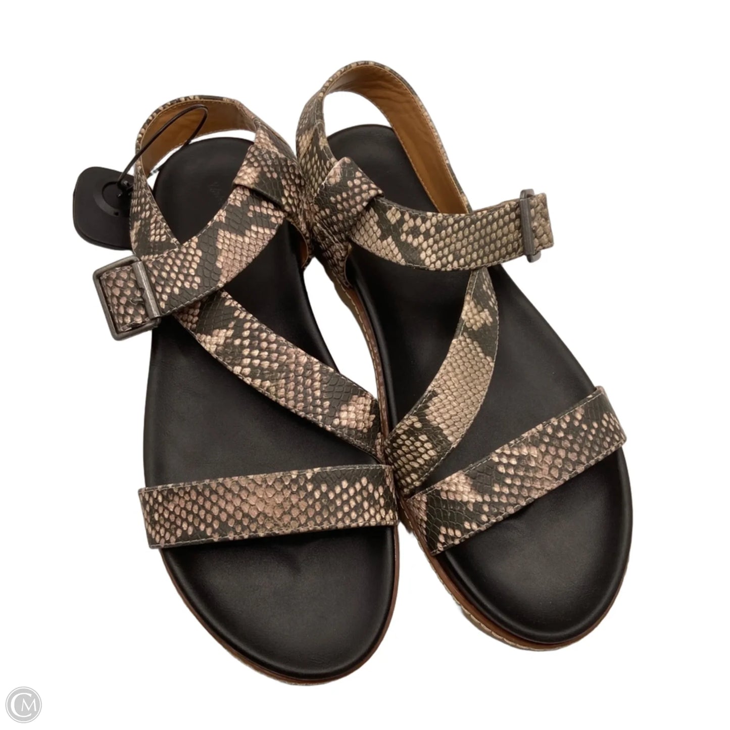 Sandals Flats By Universal Thread In Black, Size: 8.5