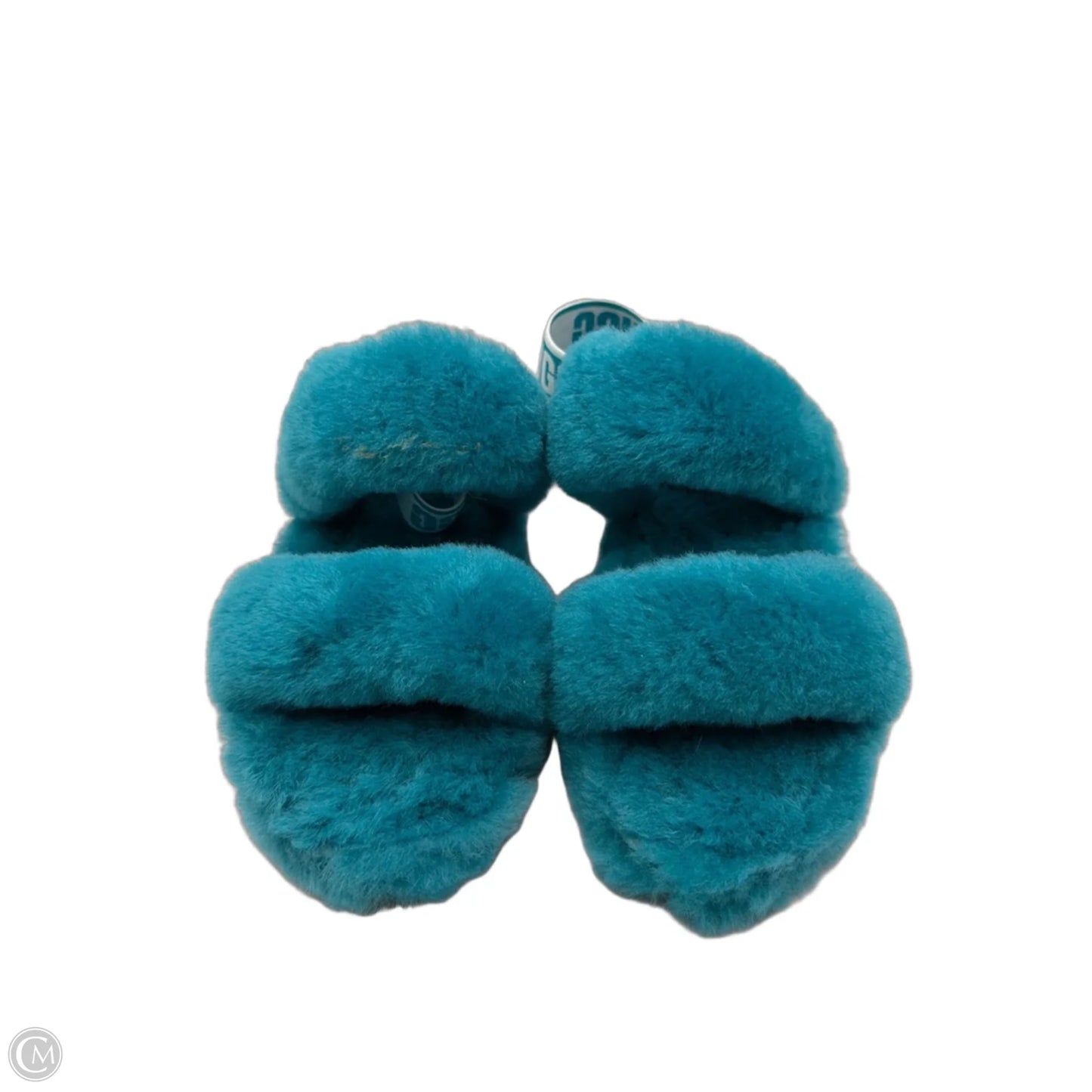 Sandals Designer By Ugg In Teal, Size: 9