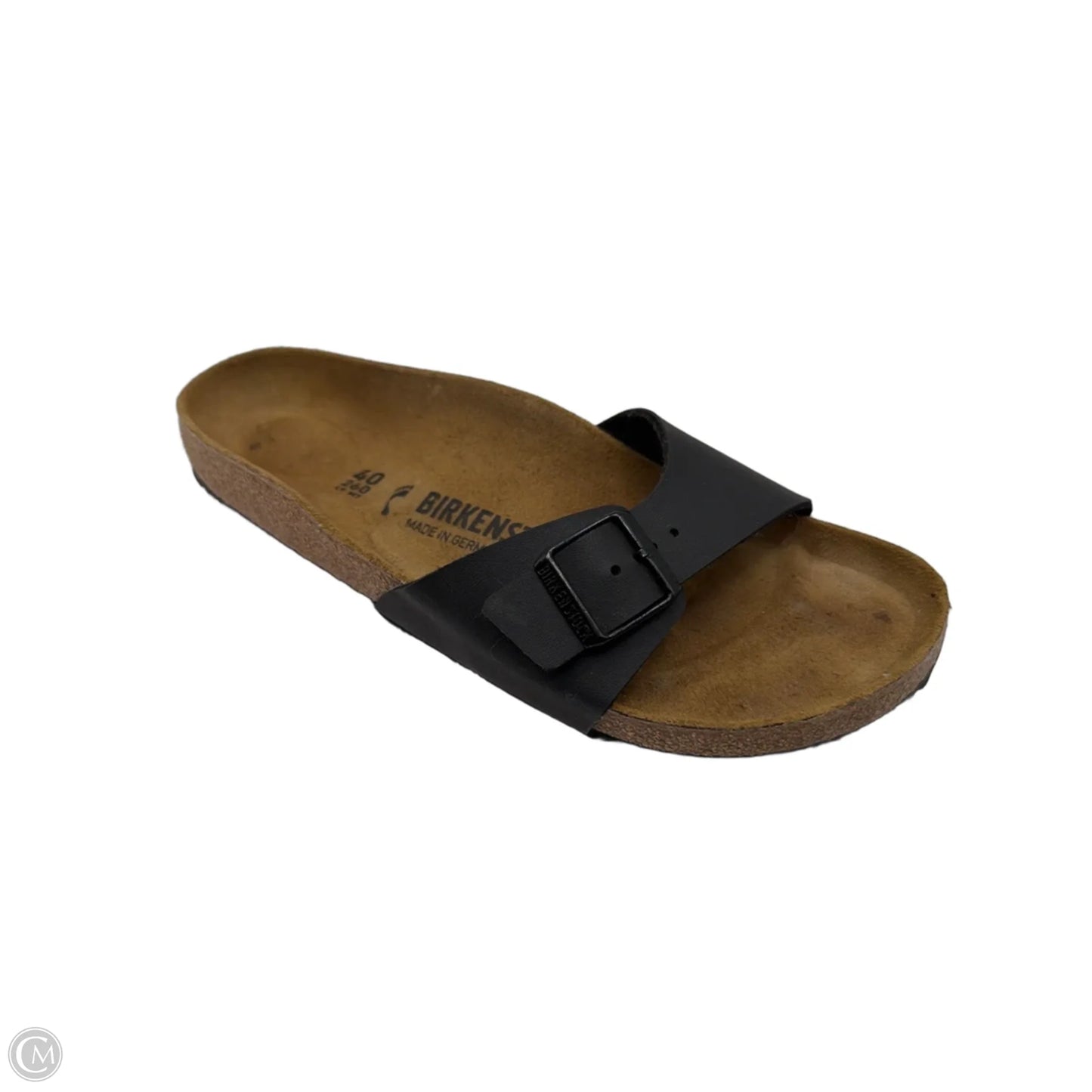 Sandals Flats By Birkenstock In Black, Size: 9