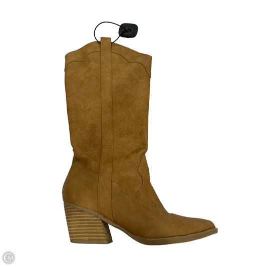 Boots Western By Dv In Brown, Size: 8.5