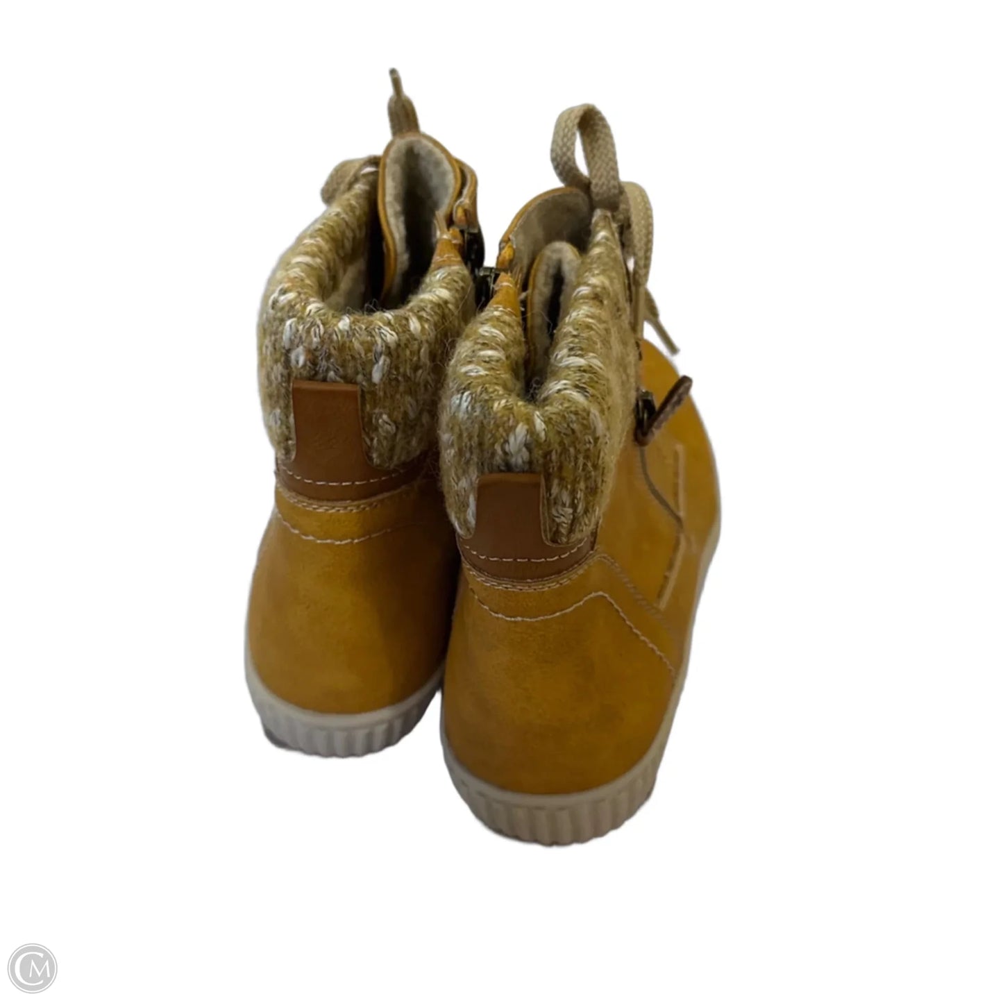Boots Combat By Spring Step In Yellow, Size: 10
