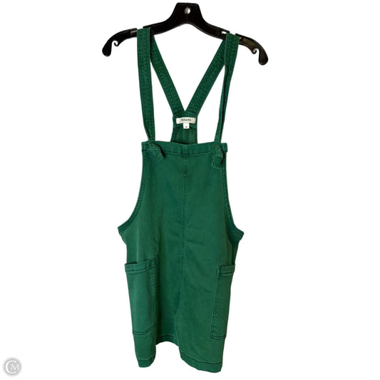 Shortalls By Zenana In Green, Size: M