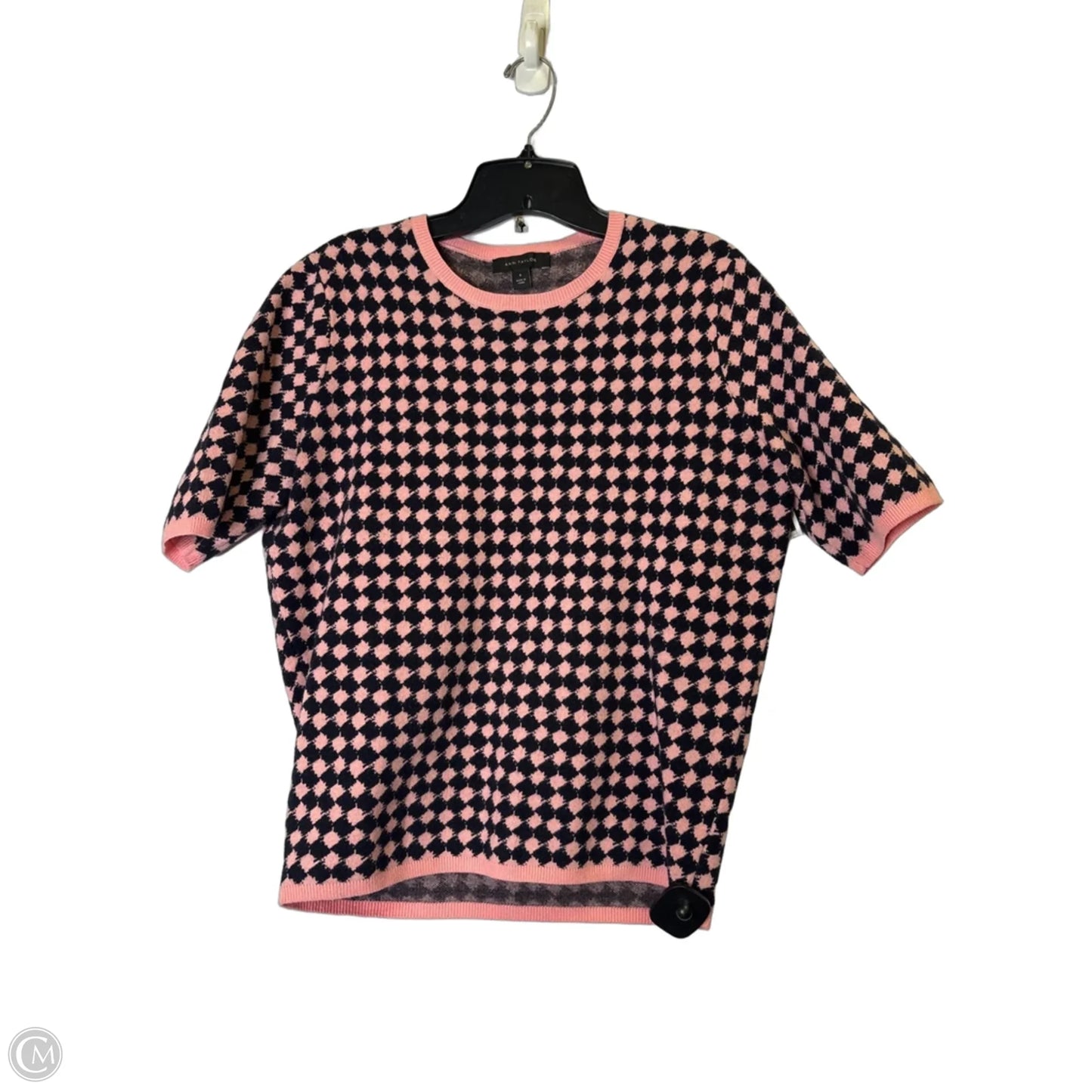 Sweater Short Sleeve By Ann Taylor In Navy, Size: M