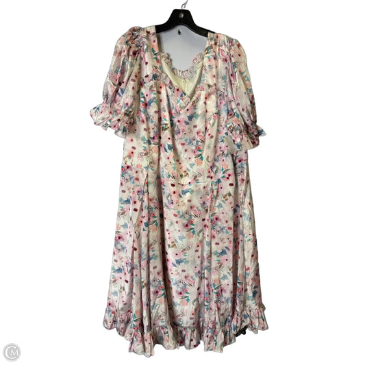Dress Casual Midi By Cmb In Multi-colored, Size: 4x