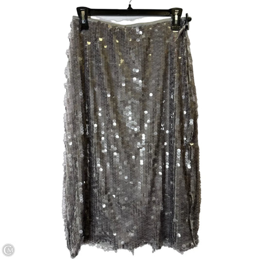 Skirt Midi By Old Navy In Silver, Size: L