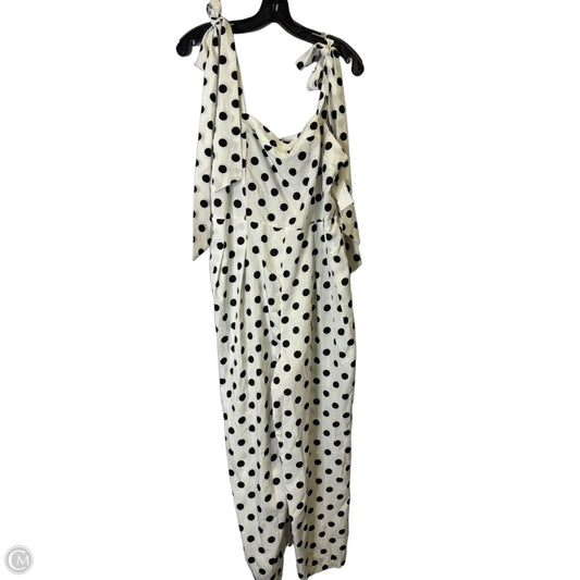 Jumpsuit By Shein In Polkadot Pattern, Size: 1x