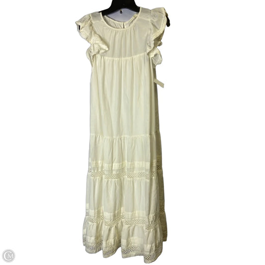 Dress Casual Maxi By Marie Oliver In Cream, Size: Xs