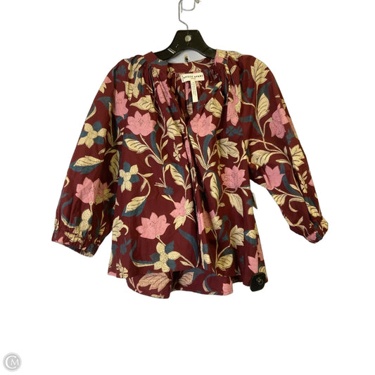 Top Long Sleeve By Cmc In Red, Size: Xs