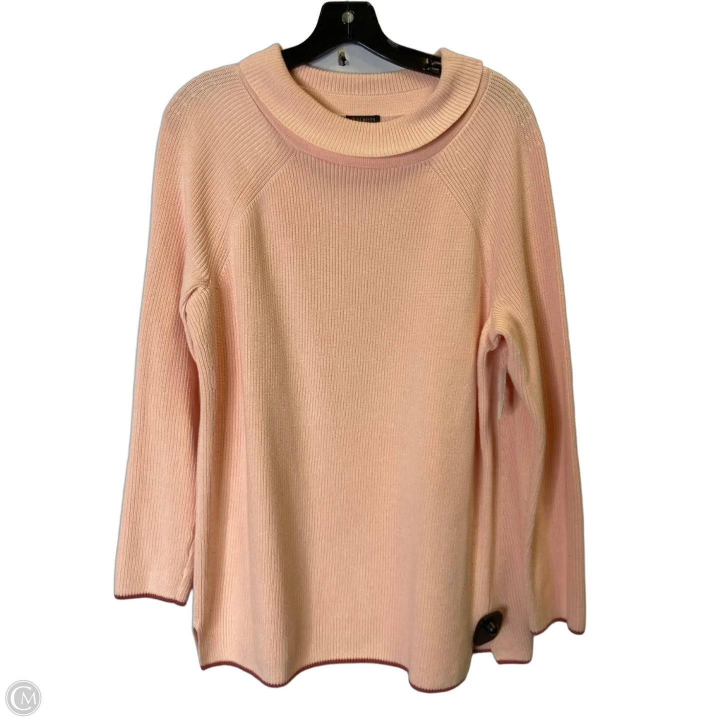 Sweater By Talbots In Pink, Size: 1x