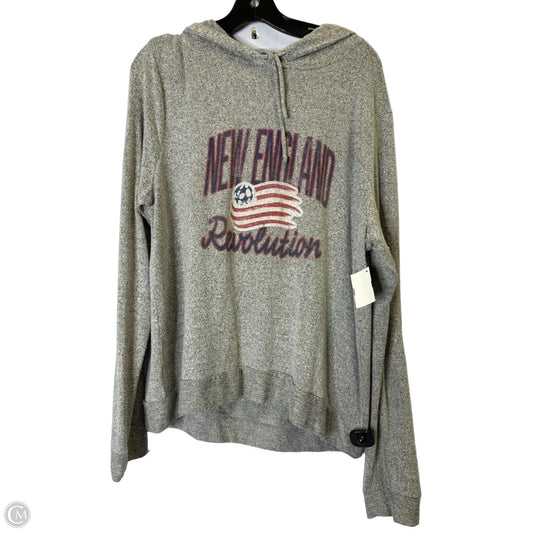 Sweatshirt Hoodie By Fanatics In Grey, Size: Xxl