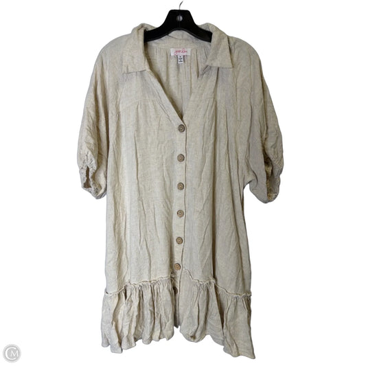 Dress Casual Short By Jess Lea In Cream, Size: M