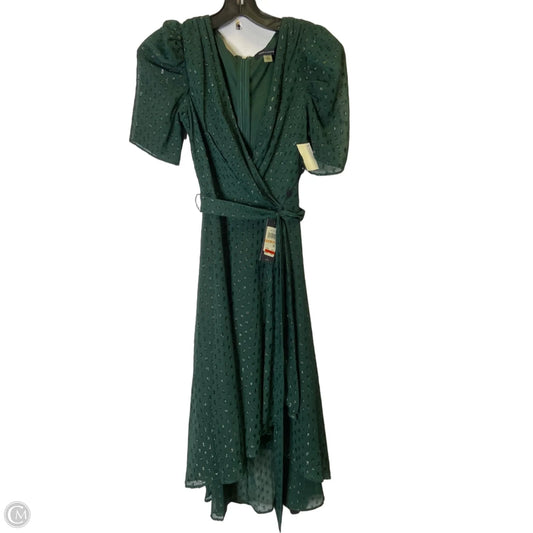 Dress Party Midi By Tommy Hilfiger In Green, Size: 2p