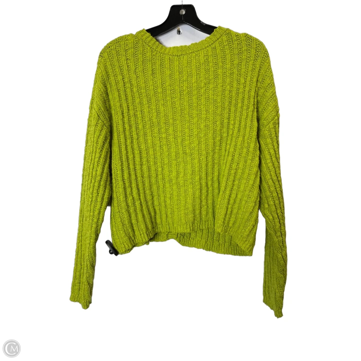 Sweater Cardigan By Forever 21 In Green, Size: M