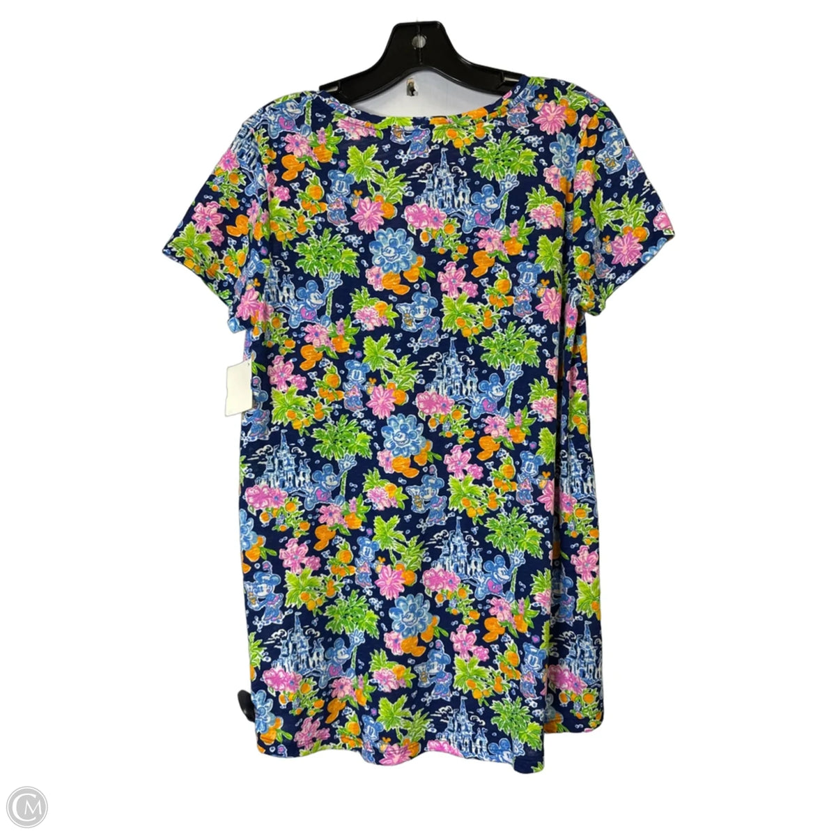 Top Short Sleeve By Lilly Pulitzer In Navy, Size: M