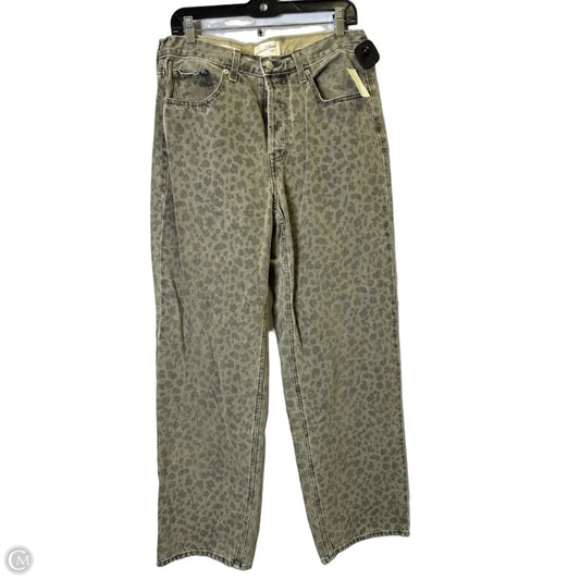 Jeans Straight By Universal Thread In Animal Print, Size: 8
