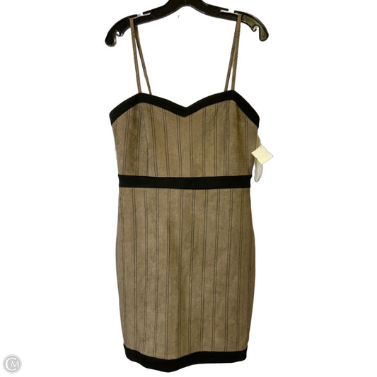 Dress Casual Short By French Kiss In Brown, Size: L