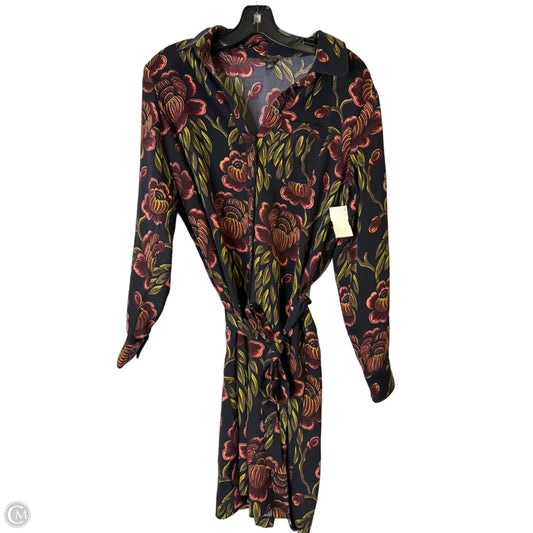 Dress Casual Midi By Ann Taylor In Navy, Size: Mp