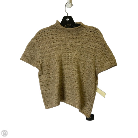 Sweater Short Sleeve By House Of Harlow In Brown, Size: L