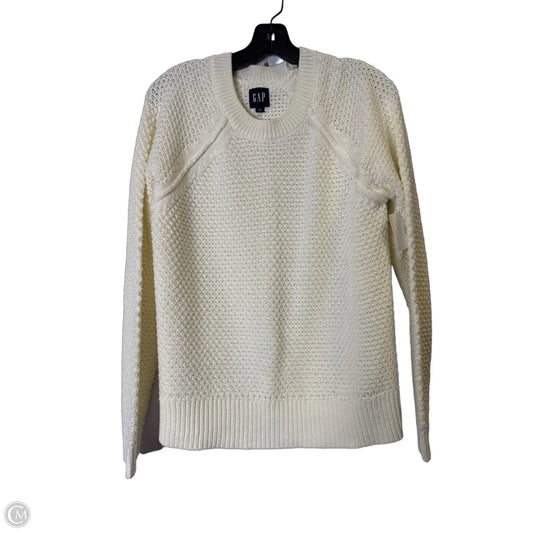 Sweater By Gap In Cream, Size: M