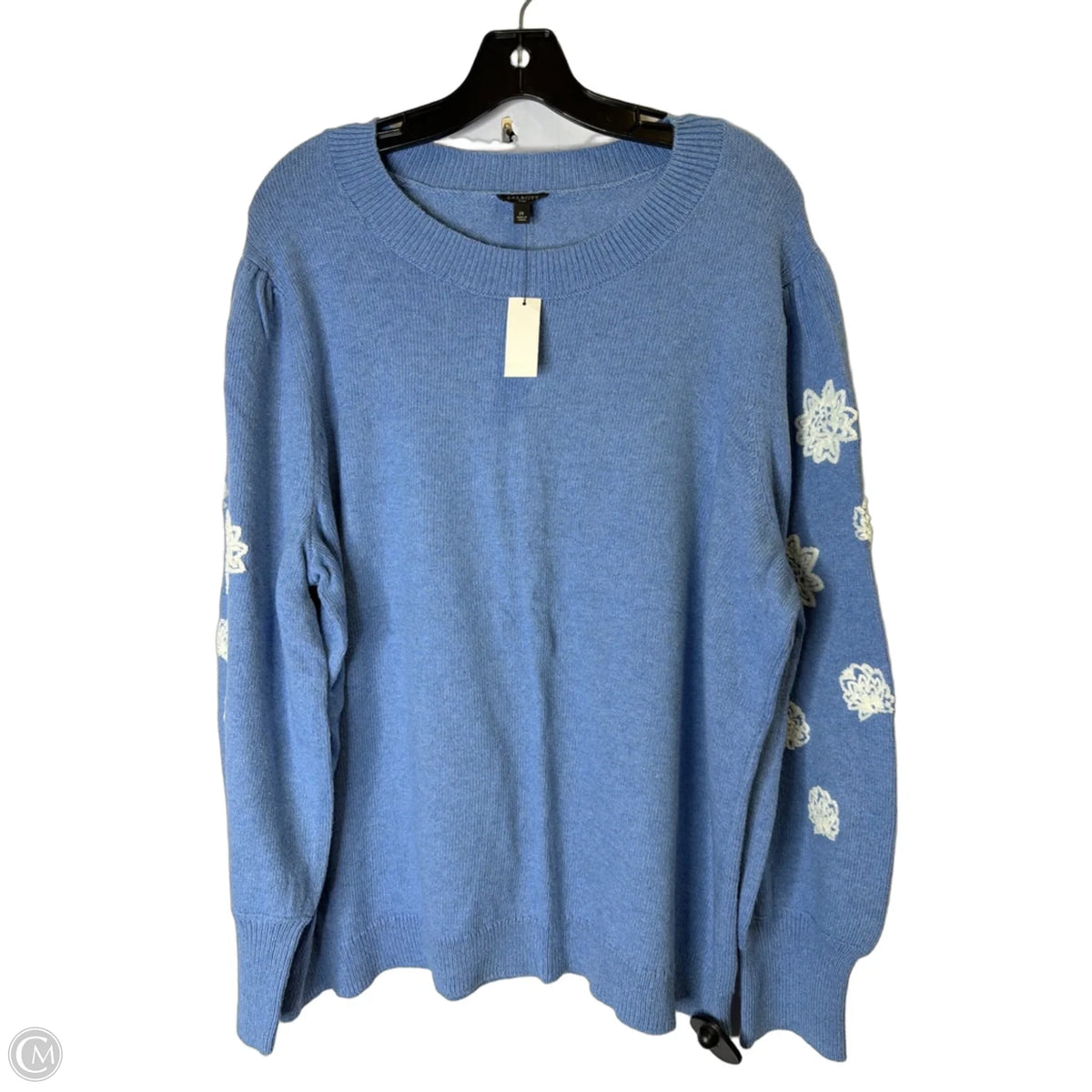 Sweater By Talbots In Blue, Size: 2x