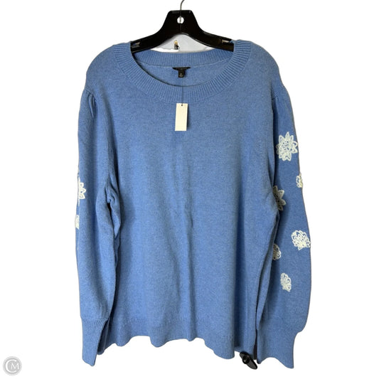 Sweater By Talbots In Blue, Size: 2x