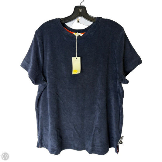 Top Short Sleeve By Boden In Navy, Size: 12