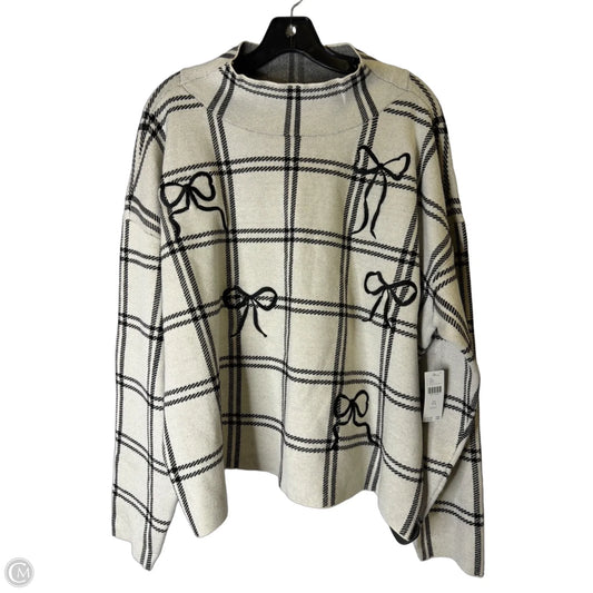 Sweater By Maeve In Cream, Size: 2x