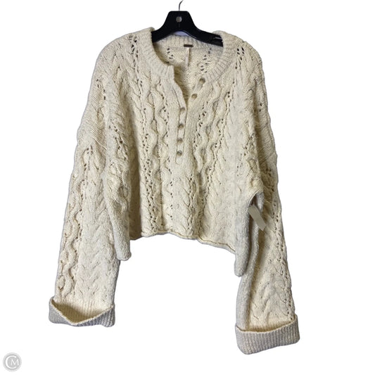 Sweater By Free People In Cream, Size: L