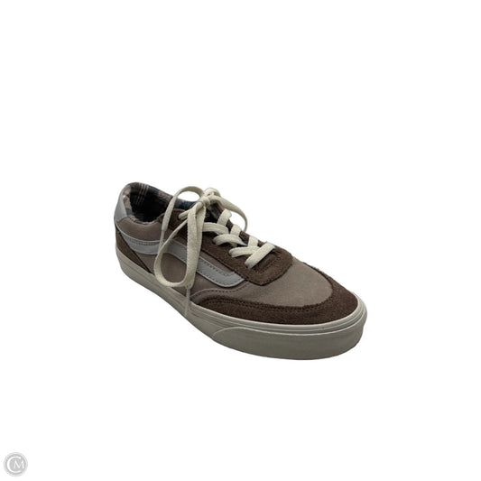 Shoes Sneakers By Vans In Brown, Size: 7