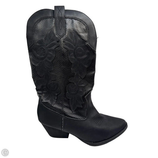 Boots Western By Rampage In Black, Size: 10