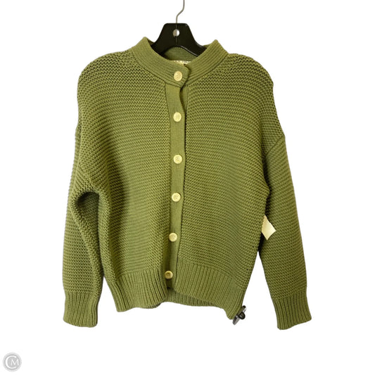 Sweater Cardigan By Clothes Mentor In Green, Size: Xs