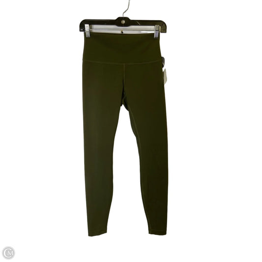Athletic Leggings By Lululemon In Green, Size: 6