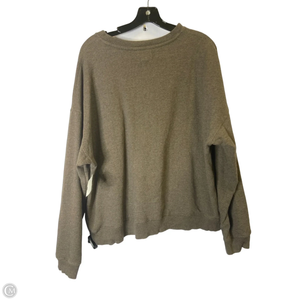 Sweatshirt Collar By American Eagle In Brown, Size: L