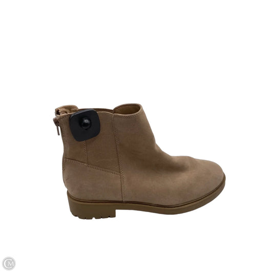 Boots Ankle Flats By Esprit In Tan, Size: 10