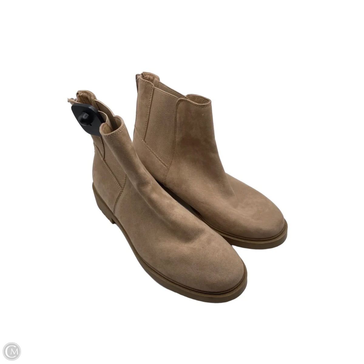 Boots Ankle Flats By Esprit In Tan, Size: 10