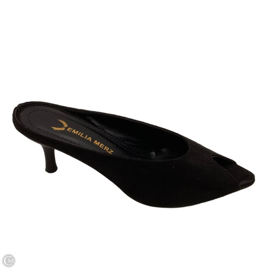 Shoes Heels Kitten By Cmc In Black, Size: 7