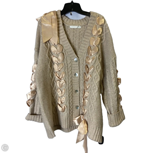 Sweater Cardigan By Altard State In Tan, Size: Xl
