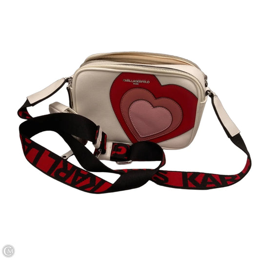 Crossbody Designer By Karl Lagerfeld, Size: Medium